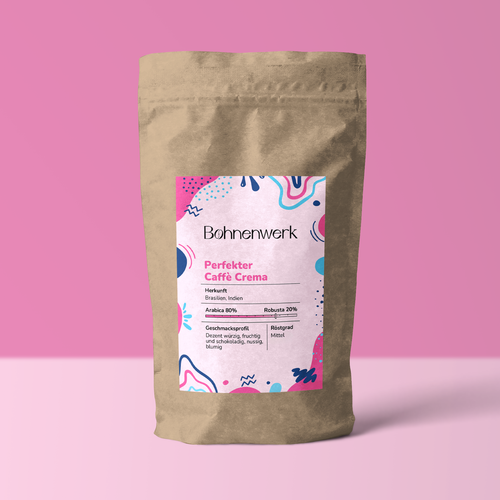 Bohnenwerk Perfekter Caffe Crema - Crema Kaffeebohnen 250g